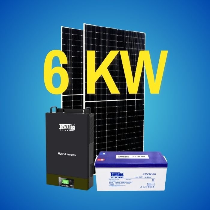 Kit solar de 6kw