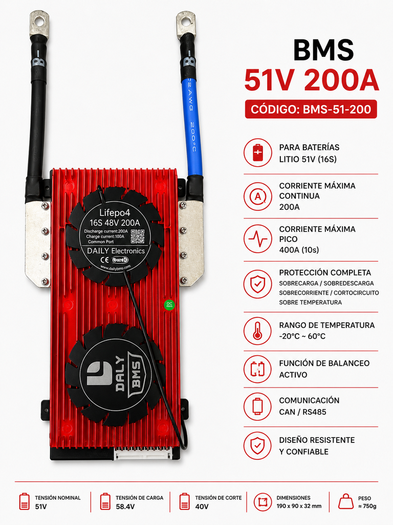 BMS 16 SALIDA 200A