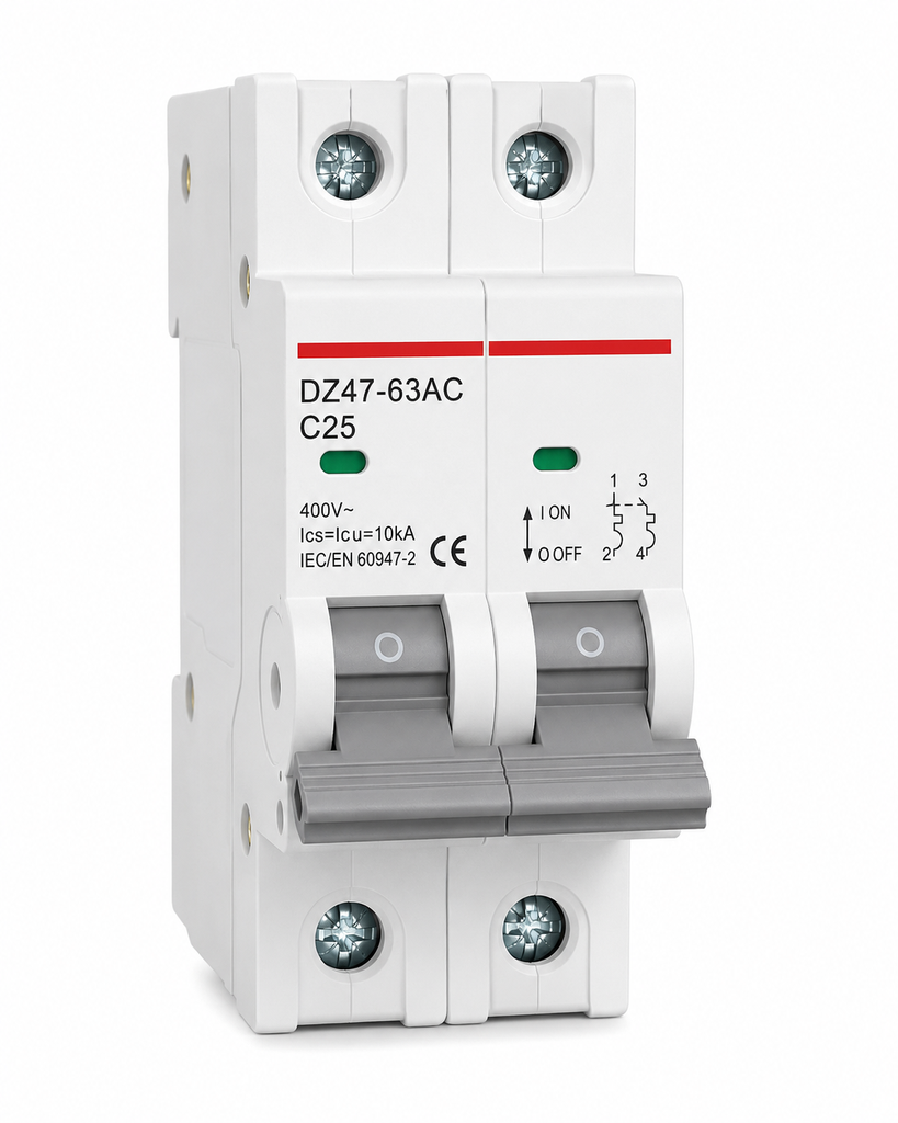 BREAKER DOBLE 25A 600VAC
