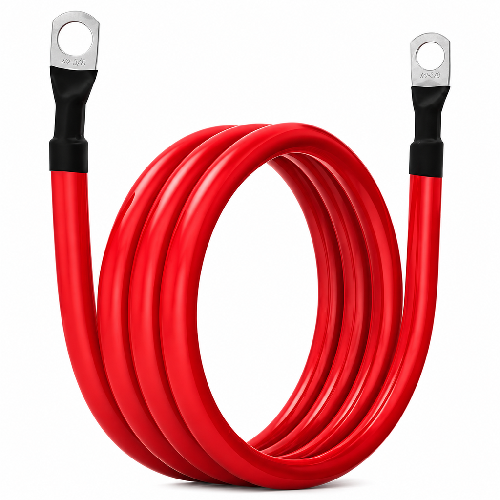 CABLE ROJ. P/ INV  NO. 1/0 AWG 4 FT