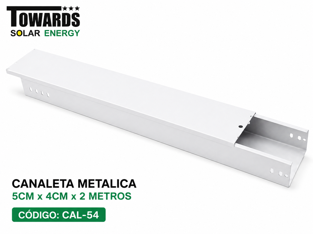 CANALETA METALICA 5X4 2M