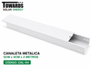 CANALETA METALICA 5X4 2M