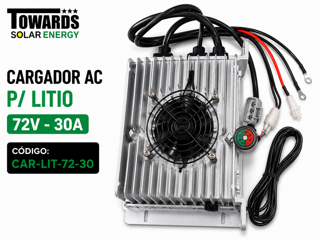 CARGADORE AC P/ LITIO 72V-30A