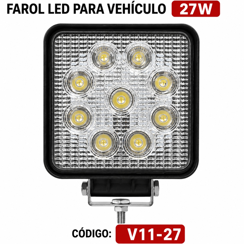 FAROL TOWARDS DE VEHICULO 27W
