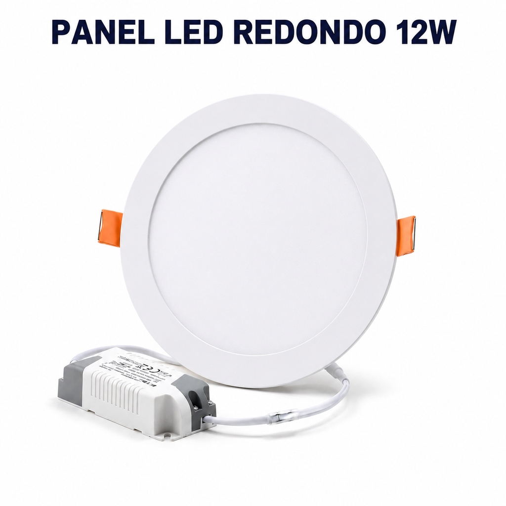 PANEL LED REDONDO DE 12W