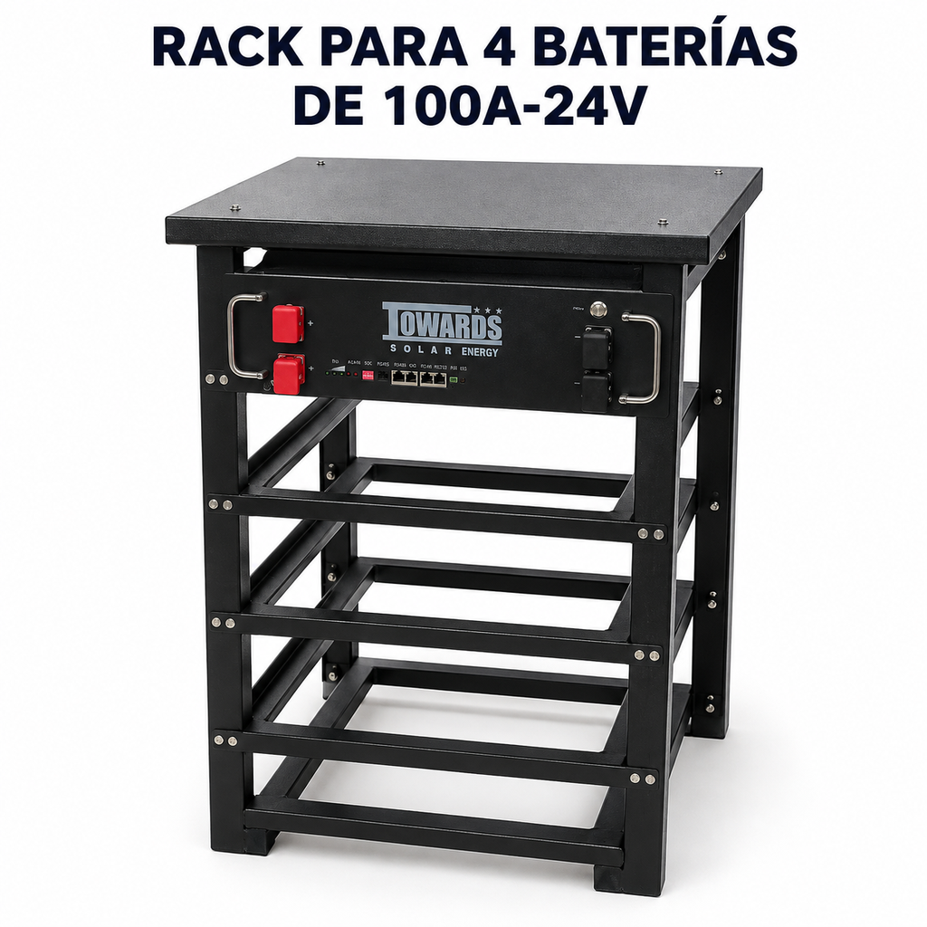 [RACK-24-100] RACKET P / 4 BATERIA DE 100A