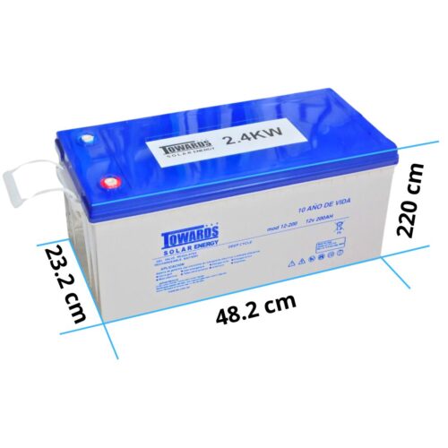 batería de gelatina 12V 200A